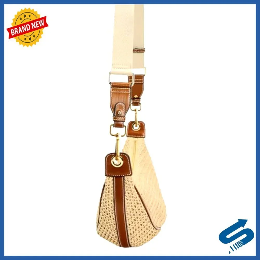 Straw Woven Hobo Crossbody Bag Adjustable Strap Summer Beach Boho Chic